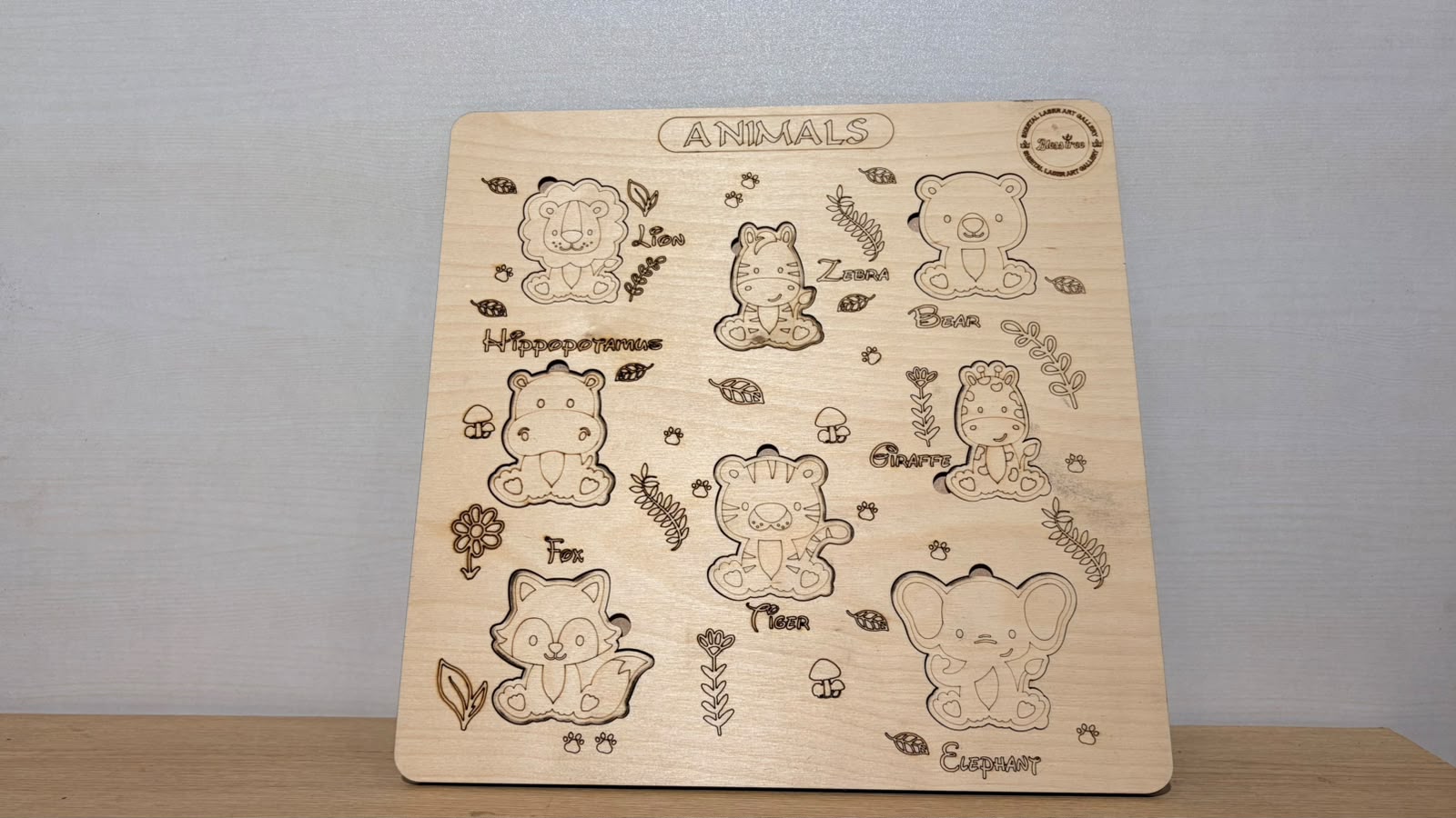 Animals Wooden Puzzle